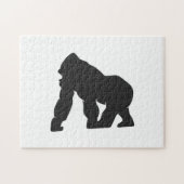 Grijze gorilla legpuzzel (Horizontaal)