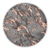 Grijze gouden roos, gemarmerd modern design keramische knop (Voorkant)