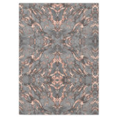 Grijze gouden roos, gemarmerd modern design tafelkleed (Voorkant)