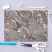 Grijze gouden roos, gemarmerd modern design tissuepapier (Craft)