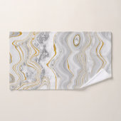 Grijze goudhanddoek BATHROOM TOWEL SET Bad Handdoek (Handdoek)