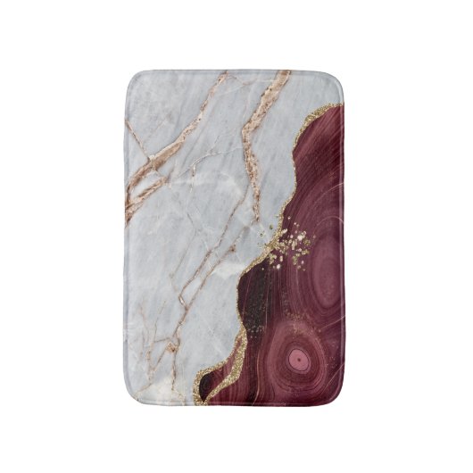 Grijze goudmarmer, graniet, steentextuur badmat (Voorkant Verticaal)