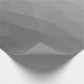 Grijze Gradiënt Geometrisch Gaas Patroon Cadeaupapier (Hoek)