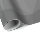 Grijze Gradiënt Geometrisch Gaas Patroon Cadeaupapier (Rol Hoek)