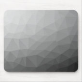 Grijze Gradiënt Geometrisch Gaas Patroon Muismat (Voorkant)