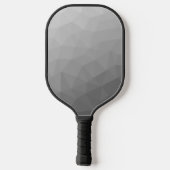 Grijze Gradiënt Geometrisch Gaas Patroon Pickleball Paddle (Achterkant)
