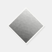 Grijze Gradiënt Geometrisch Gaas Patroon Servet (Hoek)