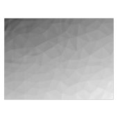 Grijze Gradiënt Geometrisch Gaas Patroon Tafelkleed (Voorkant (Horizontaal))