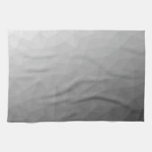 Grijze Gradiënt Geometrisch Gaas Patroon Theedoek (Horizontaal)