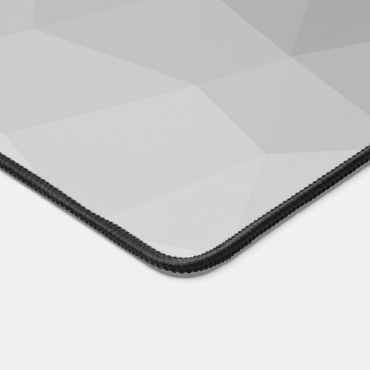 Grijze gradiënt Geometrische maaspatronen Monogram Bureaumat (Hoek)