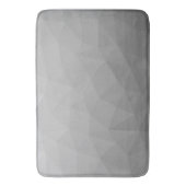 Grijze gradiënt Geometrische maaspatroon Badmat (Voorkant Verticaal)