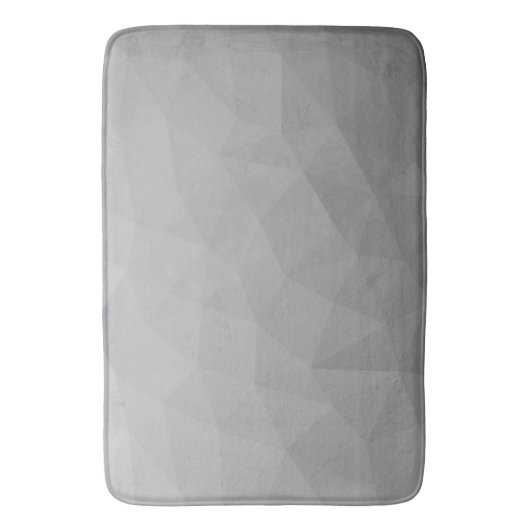 Grijze gradiënt Geometrische maaspatroon Badmat (Voorkant Verticaal)
