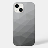 Grijze gradiënt Geometrische maaspatroon Case-Mate iPhone Case (Achterkant)