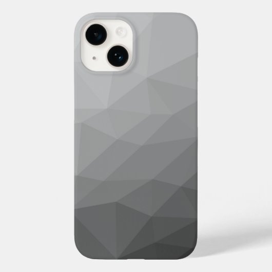 Grijze gradiënt Geometrische maaspatroon Case-Mate iPhone Case (Achterkant)
