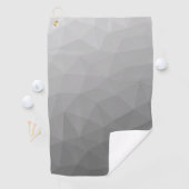 Grijze gradiënt Geometrische maaspatroon Golfhanddoek (Insitu)