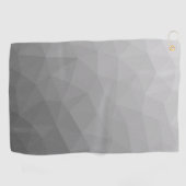 Grijze gradiënt Geometrische maaspatroon Golfhanddoek (Horizontaal)