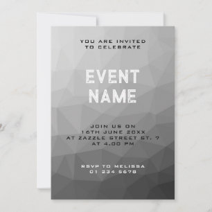 Grijze gradiënt Geometrische maaspatroon Kaart