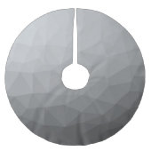 Grijze gradiënt Geometrische maaspatroon Kerstboom Rok (Voorkant)