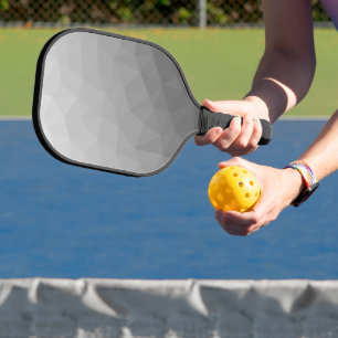 Grijze gradiënt Geometrische maaspatroon Pickleball Paddle