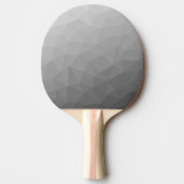 Grijze gradiënt Geometrische maaspatroon Tafeltennisbatje (Voorkant)