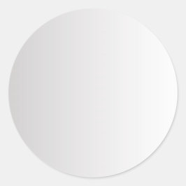 Grijze Gradiënt Lege Sjabloon, Doe-het-zelf Tekst  Ronde Sticker