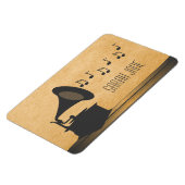 Grijze  Gramophone Premium Magnet Magneet (Linkerzijde)