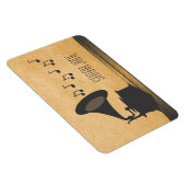 Grijze  Gramophone Premium Magnet Magneet (Rechterzijde)
