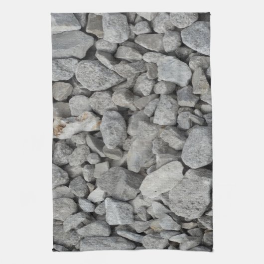 Grijze graniet Pebbles Theedoek (Verticaal)