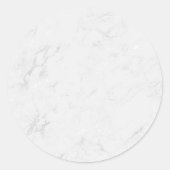 Grijze granieten blanco sjabloon, doe-het-zelf tek ronde sticker (Voorkant)