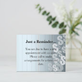 Grijze grijze dollar toont financieel ontwerp aankondigingskaart (Staand voorkant)