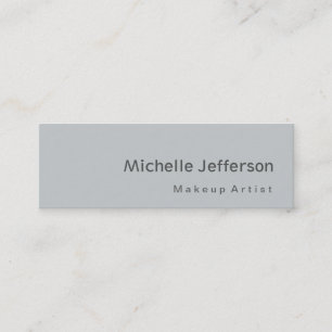 Grijze grijze makerij Visitekaartje met dunne glan