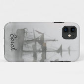 Grijze, grijze mist piratenschip past zich aan met Case-Mate iPhone case (Achterkant (horizontaal))