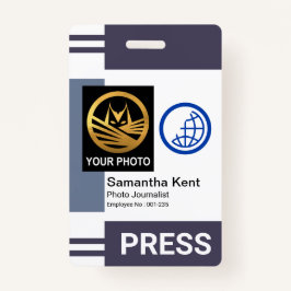 Grijze grijze plaatje foto's streepjeskolom Druk o Badge