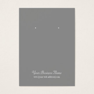 Grijze grijze plein Eenvoudige douanekaart Visitekaartjes