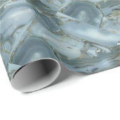 Grijze groene blauwe marmertextuur, in de rack cadeaupapier (Rol Hoek)