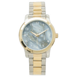 Grijze groene blauwe marmertextuur, in de rack horloge