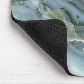 Grijze groene blauwe marmertextuur, in de rack muismat (Hoek)