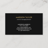 Grijze groene blauwe marmertextuur, in de rack visitekaartje (Achterkant)