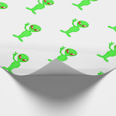 Grijze groene cadeaupapier (Hoek)