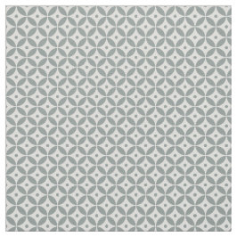 Grijze groene hamptons stijl Geometrisch patroon Stof