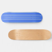 Grijze groene strepen op blauw persoonlijk skateboard (Horizontaal)