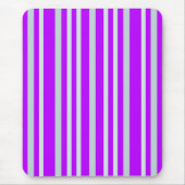 Grijze groene strepen op  Paars Muismat (Voorkant)