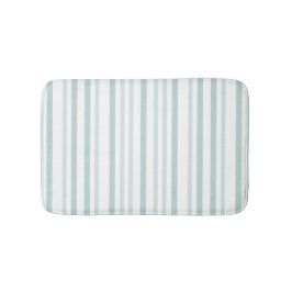 Grijze groene strepen op wit badmat