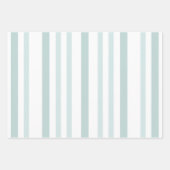 Grijze groene strepen op wit inpakpapier vel (Voorkant)