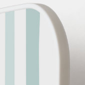 Grijze groene strepen op wit pickleball paddle (Links Detail)