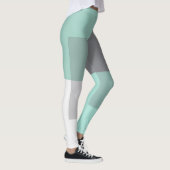 Grijze groene vierkanten leggings (Rechts)