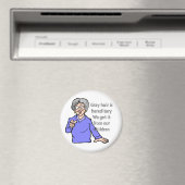 Grijze haarmagneet magneet (Insitu (Vaatwasser))