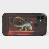 grijze hagedis op versleten hout Case-Mate iPhone case (Achterkant (horizontaal))