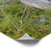 Grijze haring in boom poster (Hoek)