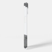 Grijze hart draak op witte Case-Mate iPhone hoes (Achterkant / Rechts)